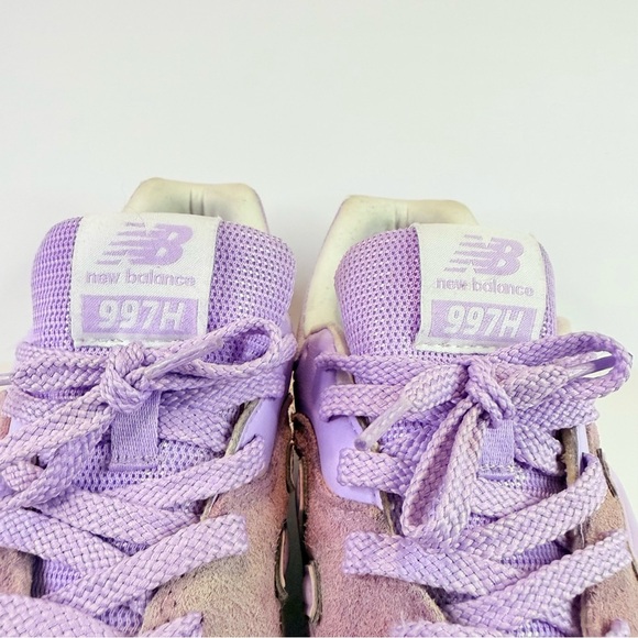 Used Sneakers Without Box New Balance 997H Light Cyclone Purple Low M/Size 10 - Picture 4 of 15
